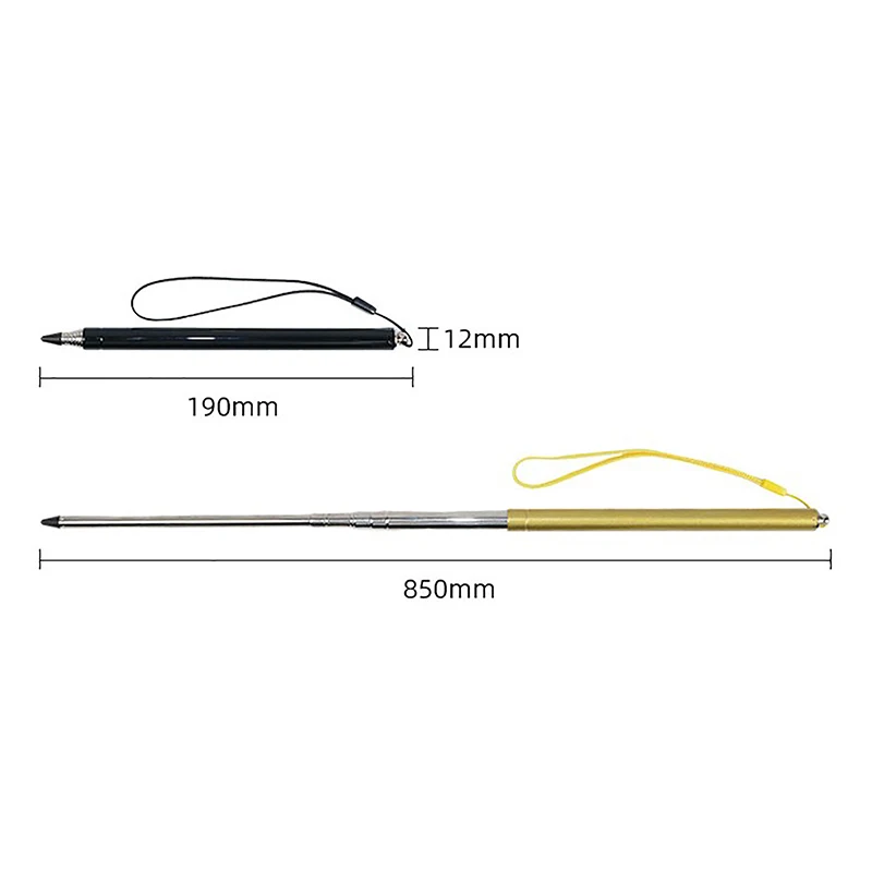 Pointer Stick Classroom Presentation Retractable Extendable For Presenter Handheld Telescopic Teaching Tool Vision Test Stick