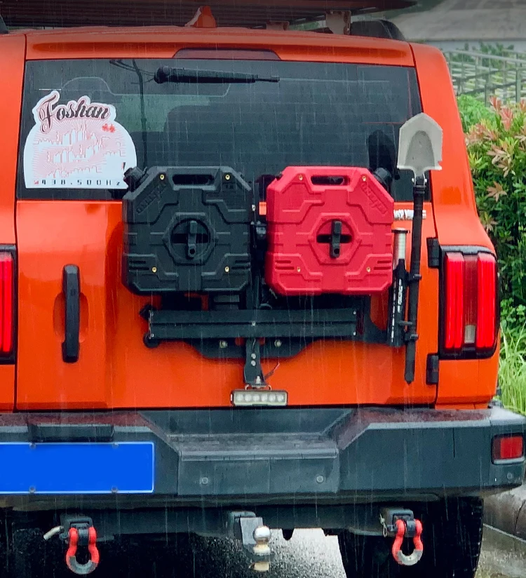 Motorcycle 6.8L Petrol Cans Barrels Water tank Gas Spare Container Anti-static Jerry Can Polaris Fuel Tank Pack Jerrycan Petrol