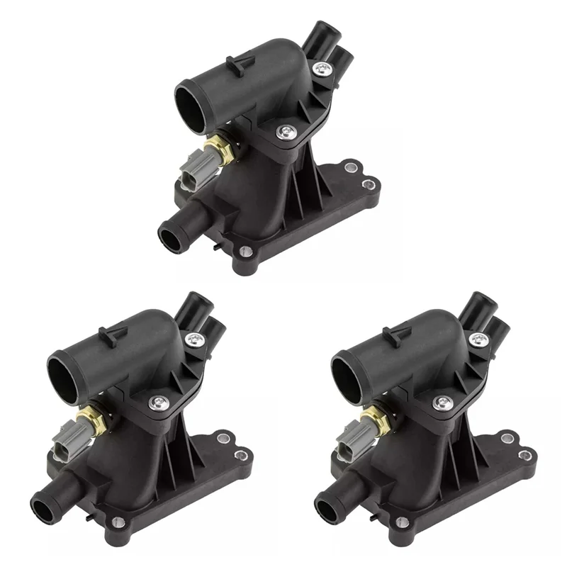 

3X Engine Coolant Thermostat Connect Water Outlet CM5G-9K478-GA For Ford B-Max Fiesta MK7 1.0 2017-2023 CM5G-9K478-FA