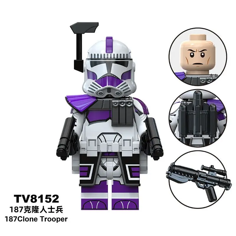HOT T0YS Anime-Figuren-Bausteine Klon-Trooper Shock-Trooper Figuren-Bausteine Palpatine Anakin Skywalker Spielzeug