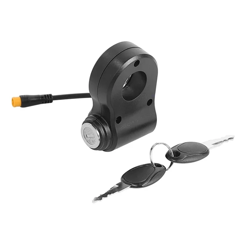 

For Kukirin G2 Pro/Max 3 Pin Scooter Electric Door Switch Skateboard Lock With Key