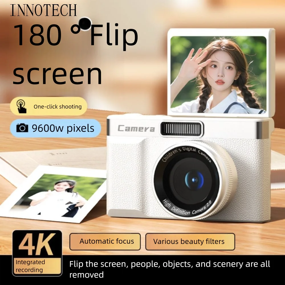 

2.4' Screen 1080P HD Digital Camera 8x Zoom Anti-Shake Photography Video Camcorder 180°Flip Screen Autofocus
