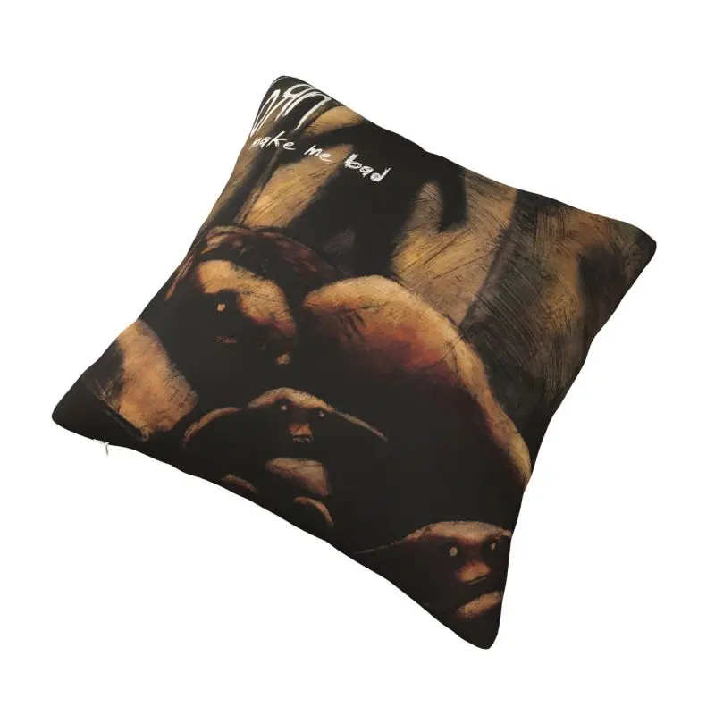 Custom Korns Heavy Metal Music Hard Rock Roll Throw Pillowcase Band Luxury Cushion Cover Square Pillowcase