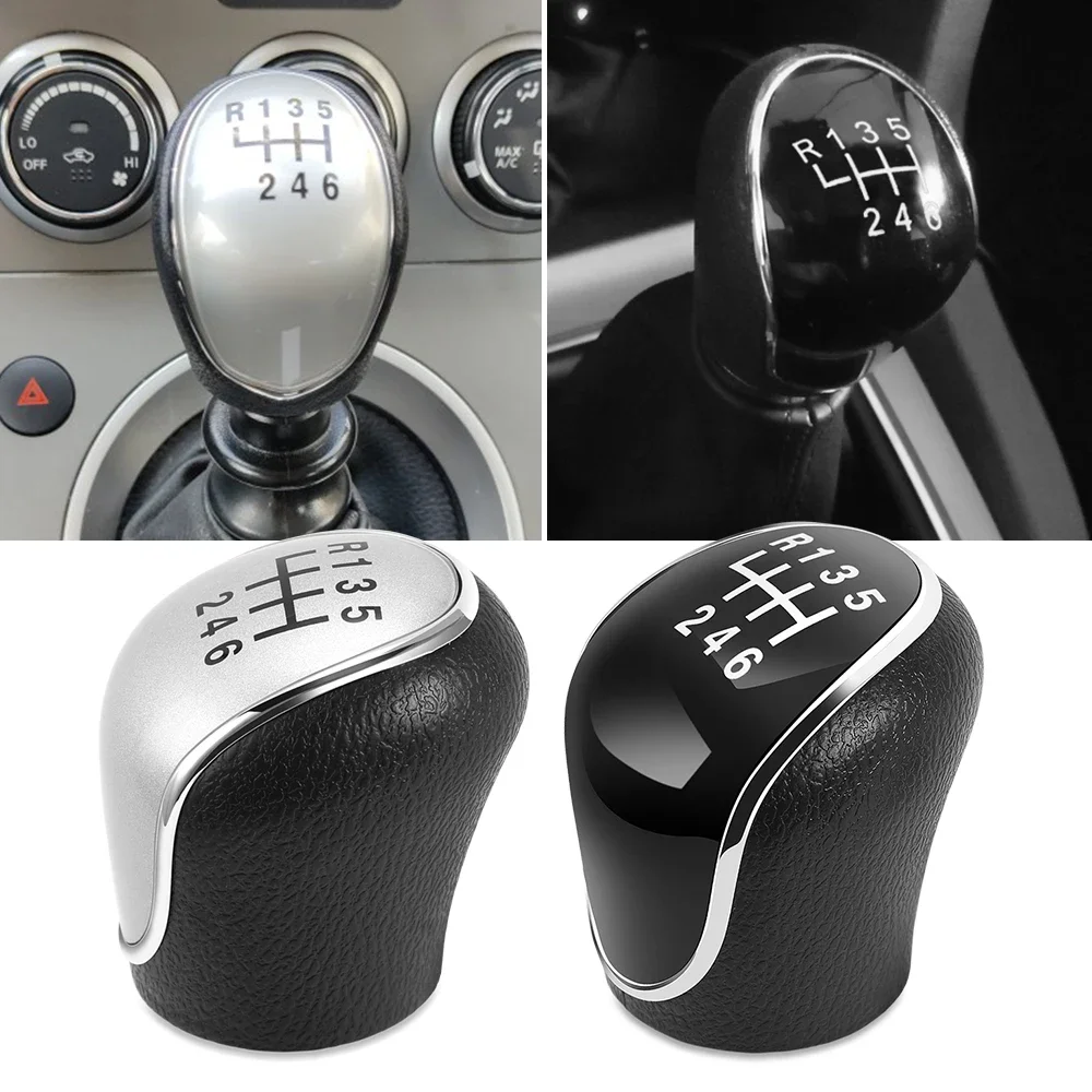 

6 Speed Gear Shift Knob Car Auto Manual Shifter Lever Stick Head Handball For Ssangyong Actyon Korando