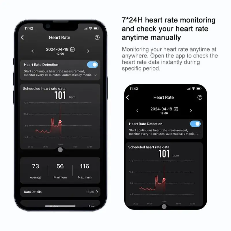 AMZMAX Smart Ring Heart Rate Blood Oxygen Sleep Monitoring Pedometer Calorie Multifunctional Sports Fitness Smart Finger Ring image 4