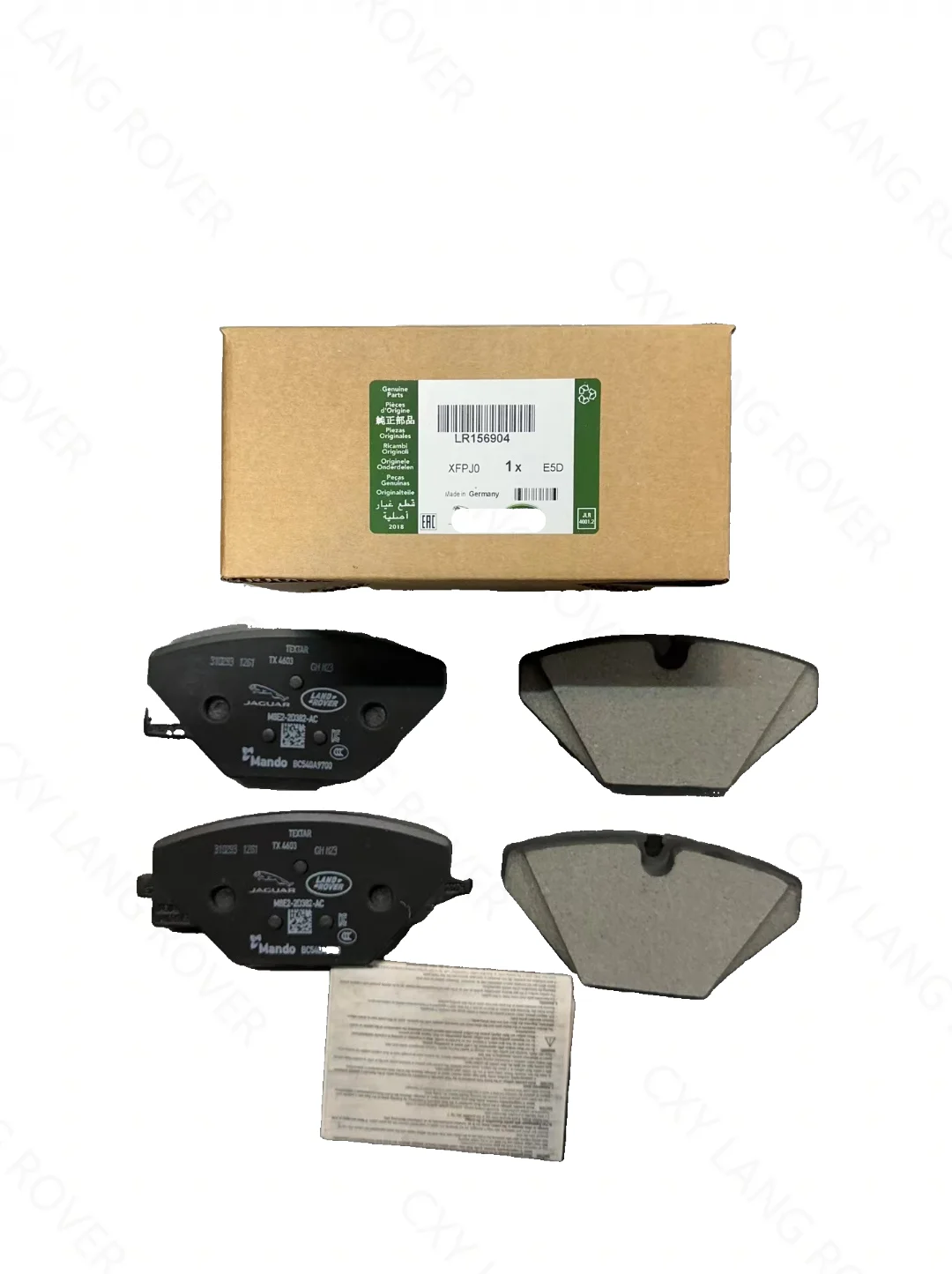 

Car Disc Brake Pad Set OE LR156904 For Land Rover 2022-2023 Brake Systens Rear Wheel