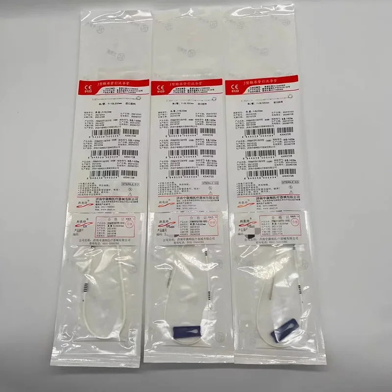 DY J-type Ureteral Drainage Catheter, Single J-tube, Drainage Catheter Guide Wire
