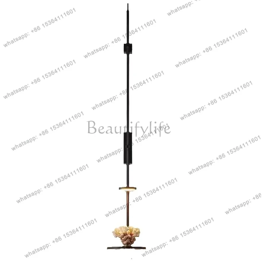 Cross-border postmodern shelf hotel B & B aisle designer light luxury luminous object