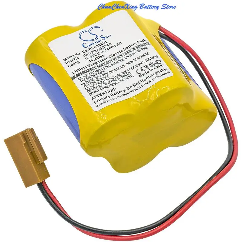 بطارية 2400 مللي أمبير في الساعة لنظام FANU CALPHA iSV CNC تضخيم BETA iSVSP وحدات تحكم روبوت CNC 6 فولت/ مللي أمبير