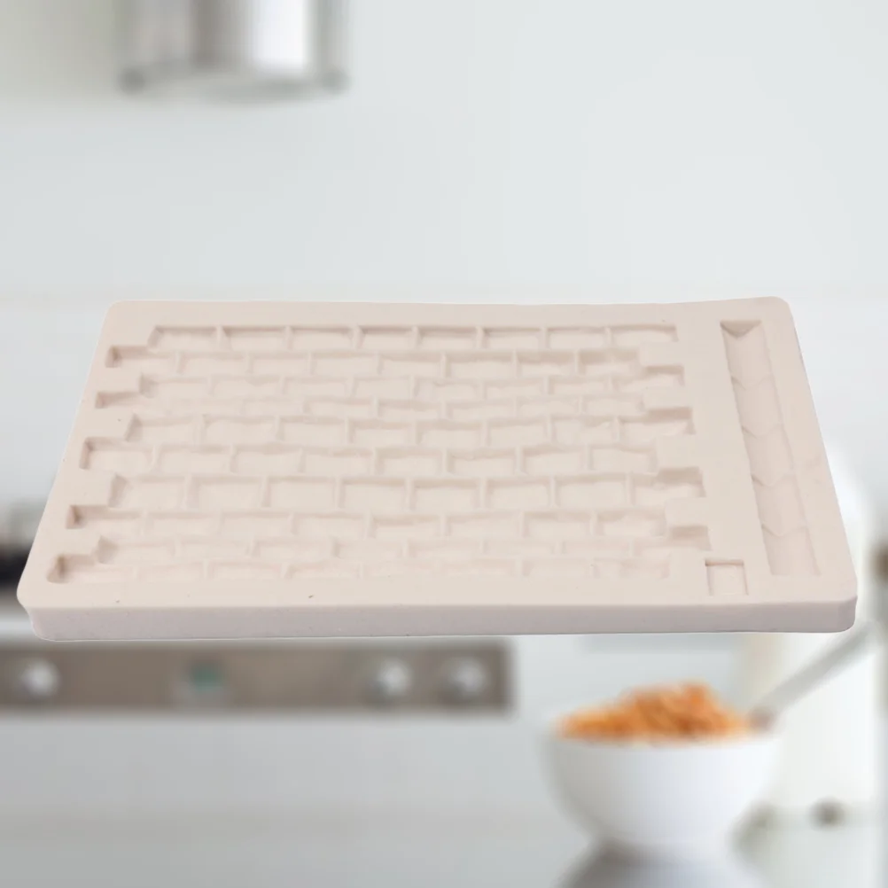 

Силиконовая форма для выпечки, дизайн кирпичной стены, антипригарная форма для изготовления торта, шоколадных конфет для DIY, помадки, десерта, ремесла