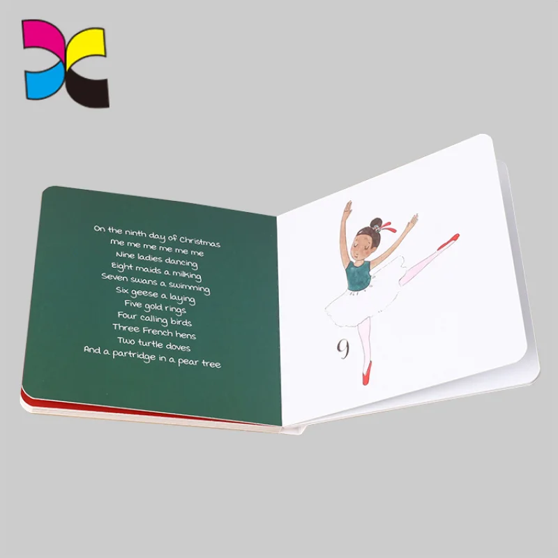 custom.Bulk Order Kids Books Printing Company Hot Sells Children Cardboard Books