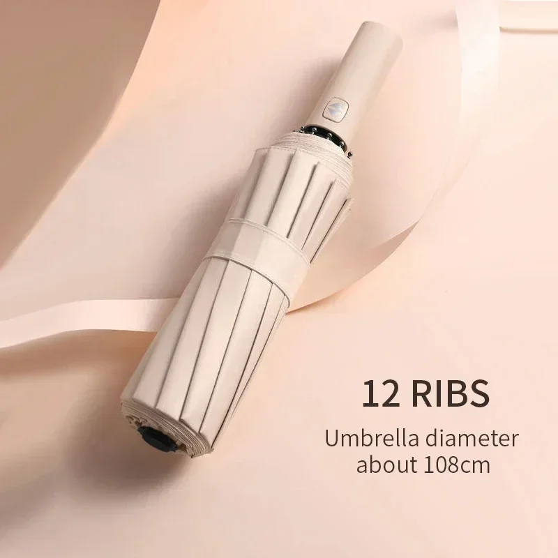 Xiaomi 24 Bone Fully Automatic Folding Umbrella Portable Double Bone For Parasol Ultraviolet-proof Strong Wind Resitance