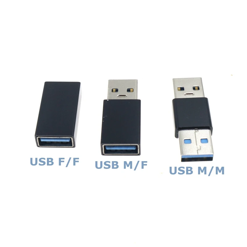 Convenient USB 3.0 Adapter Connector 5Gbps Male to Male Female USB Converter For PC Laptop USB 3.0 Coupler Extender Connection