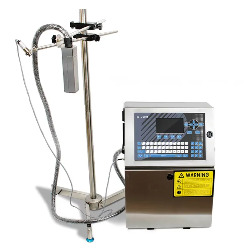Clog-Free Inkjet Printer Uneven Surface Coding System Non-Stop Factory Line Marking Tool W-700