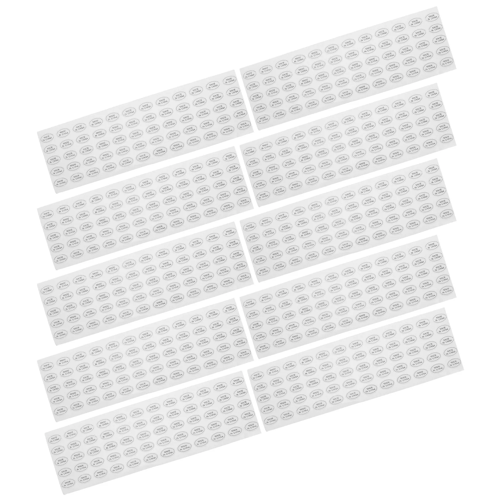 

1200 шт. самоклеящихся этикеток из ПВХ для кухонной упаковки продуктов, водонепроницаемые, устойчивые к разрывам, пустые этикетки, производство Китай