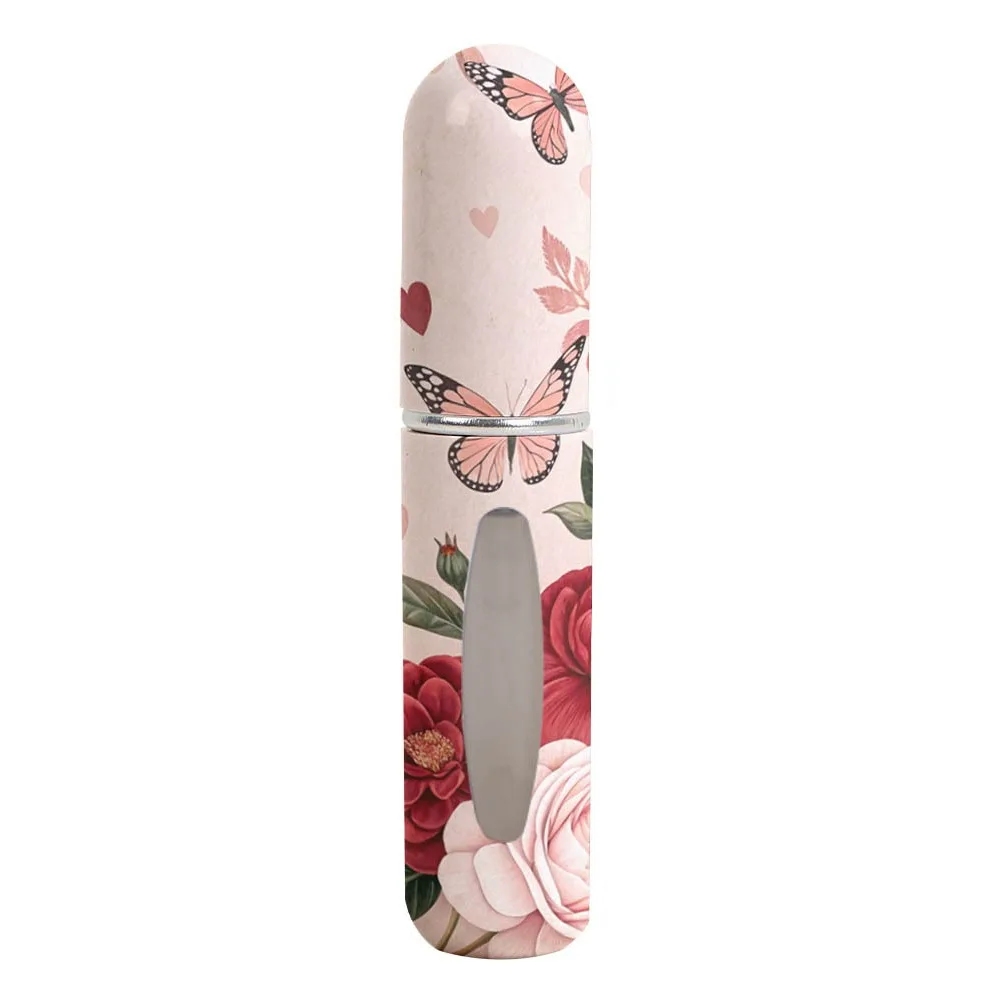 New 5ml Mini Perfume Bottle Empty Portable Spray Rotating Bottle Refillable Storage Sprayer Empty Cosmetic Containers