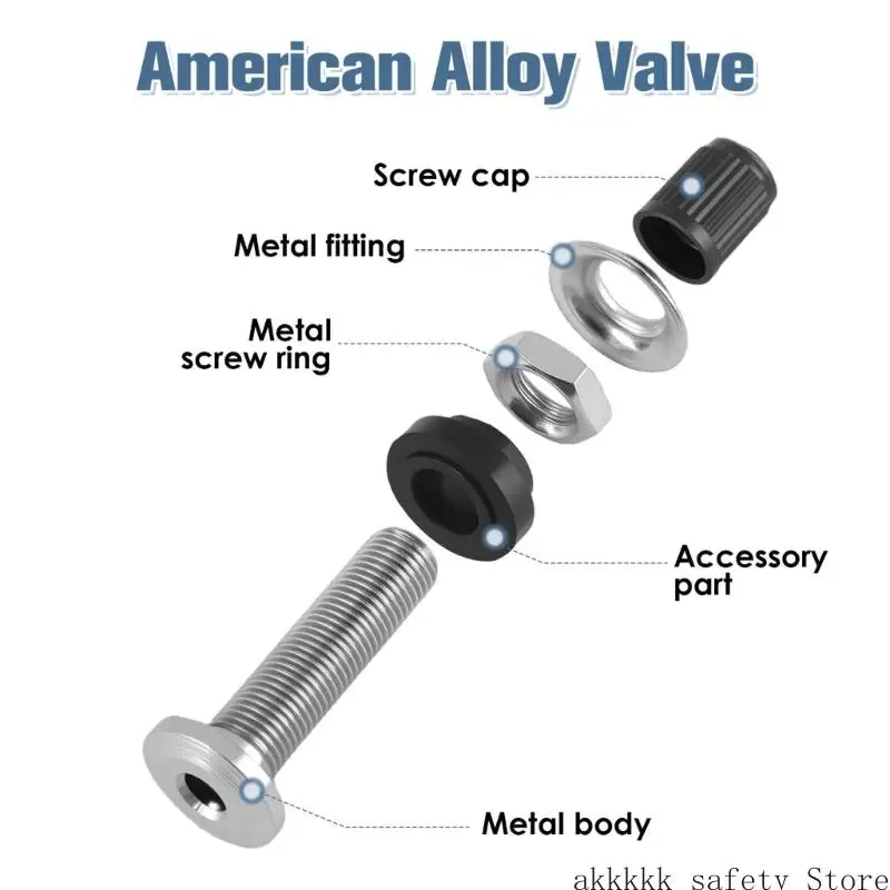 

XXFF Армированные металлические сверхмощные вакуумные клапаны для бескамерных шин, шток для автомобильных колес мотоциклов, с