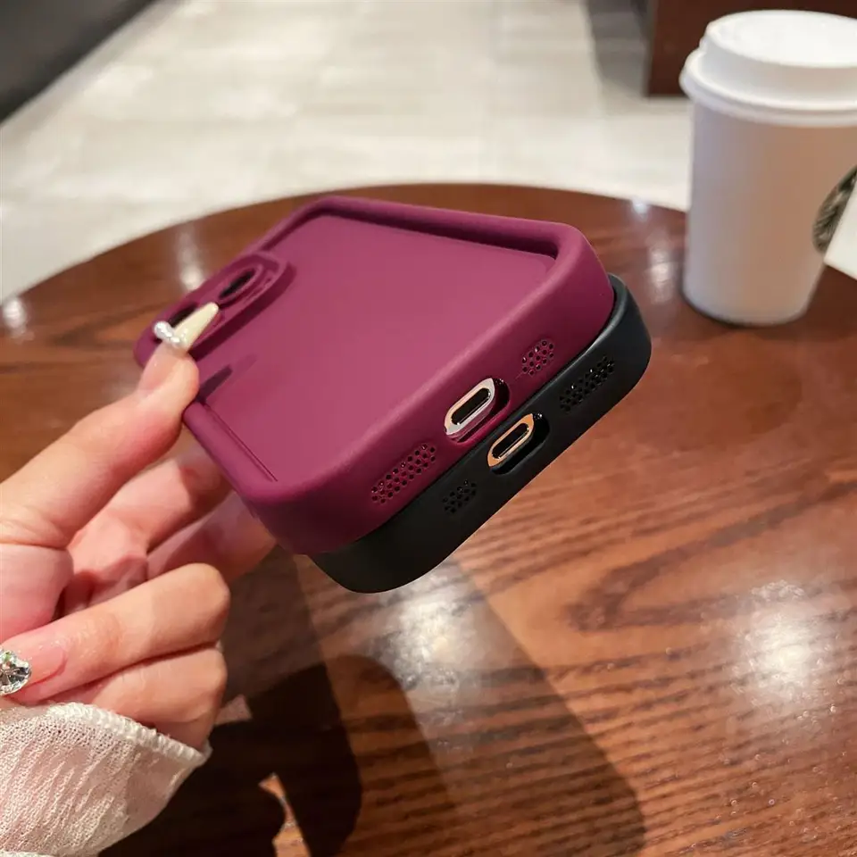 Funda de silicona suave premium de color sólido para iPhone 16e 16 Pro Max 15 14 Plus 13 12 Mini 11 Pro, a prueba de golpes 6