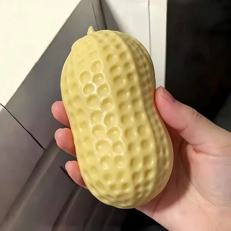 Squishy Toys Peanut Model Stress Relief Soft Butter Texture Squishies Fidget Tool Anti-Stress Gift Adults Birthday Favor