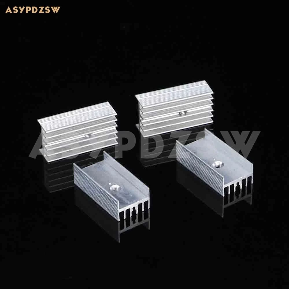 60 PCS/Bag Full aluminum Type-I electronic heat sink Diode Transistor Chip 30*15*10 radiator For TO-220