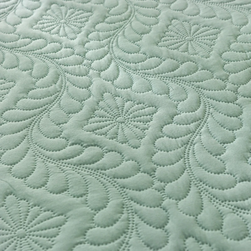 Waterproof Quilted Mattress Cover - Cotton Top, Antibacterial Fiber Fill, TPU Waterproof Layer - A-Class Health Standard