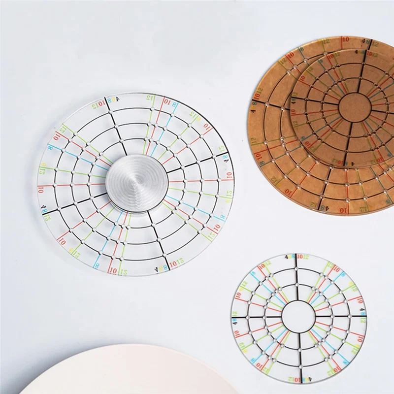 

Надежные 2 шт., инструменты для обрезки керамики, инструмент для керамики, циркулятор с ровным номером, глиняные инструменты для гончарки