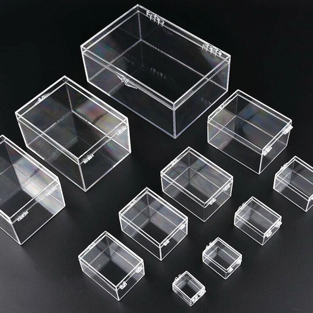 Transparent Display Box Plastic Countertop Box Organizer Stand Dustproof Protection Showcase For Toy Car Model