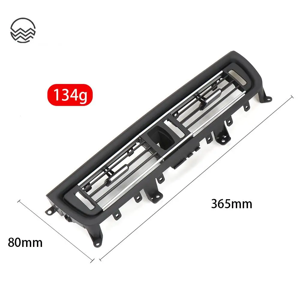 Rejilla de salida de aire acondicionado Central para coche, consola delantera para BMW serie 5, F10, F11, 520i, 523i, 525i, 528i, 530i, 535i,