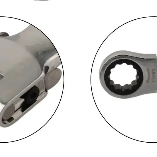 6-in-1 Wrench Set Ratcheting Combination Wrench On The Job In The Toolbox Convenient Wrench Set High Quality Material