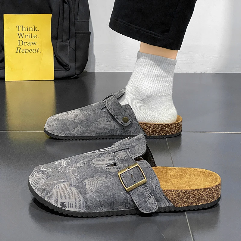 

Couples casual Baotou slippers summer breathable comfort outdoor sandals fashion plus size men and women's slippers beach shoes