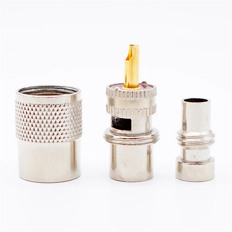 BAAG-60PCS RF Connector UHF Male Connector RG8 RG58 Cable Lug Antenna Connector PL259