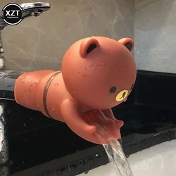 Hot Selling Cute Animal Faucet Extender Kids Children Help Washing Hands Sink Bath Toys Water Tap Splash-proof Spout Extension