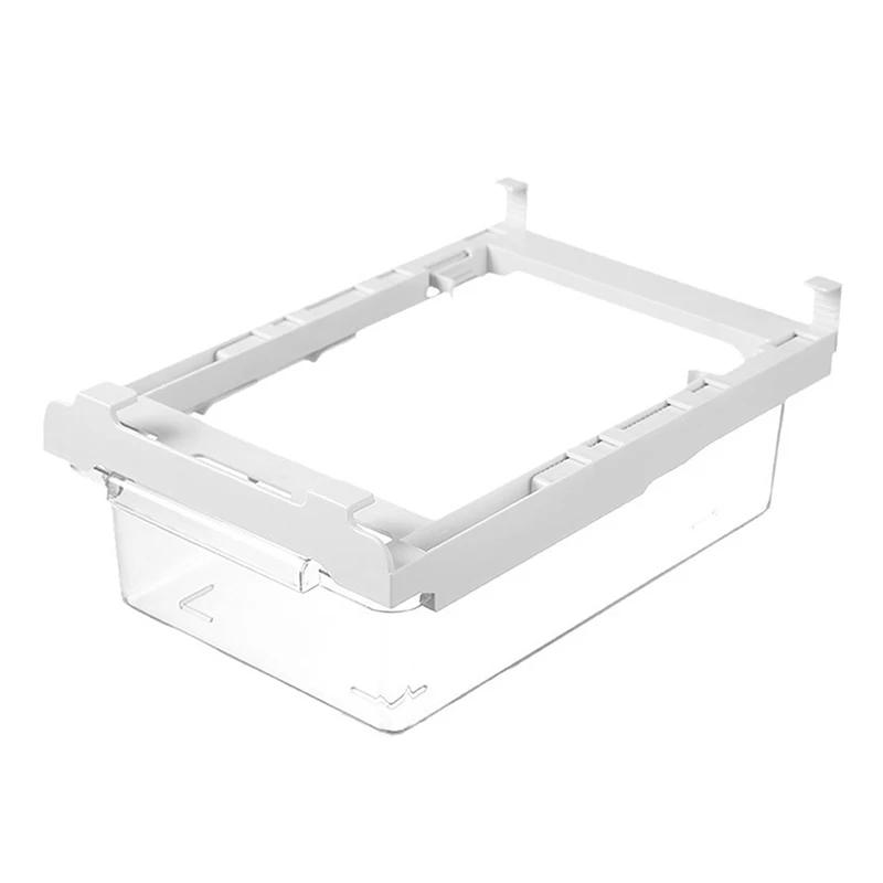 Refrigerator Drawer Kitchen Storage Box Fruit Vegetable Preservation Organizer Transparent Egg Container Under-shelf
