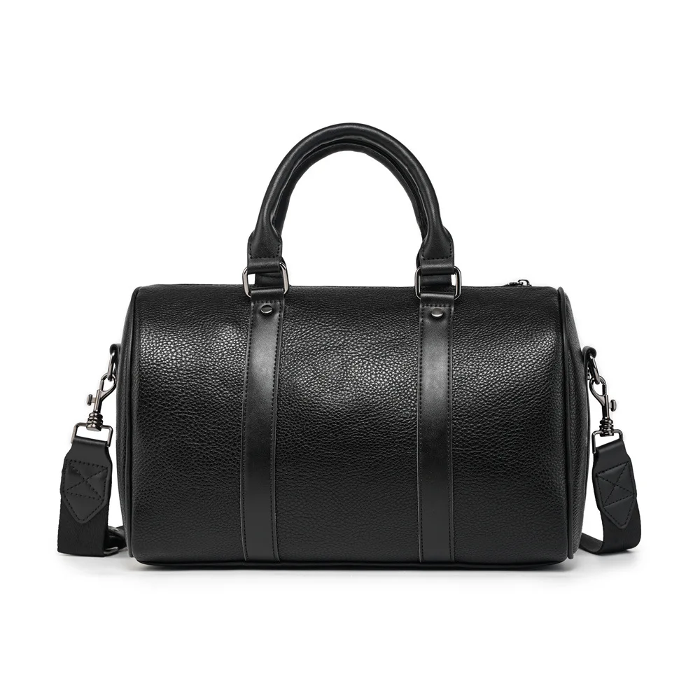 Hochwertige Umhängetasche für Herren, Handtaschen, Schultertasche, modische Umhängetaschen für Herren, luxuriöse Boston-Tragetasche aus weichem Leder für Herren – Detail 7