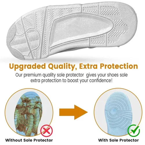 Imagen 2 del producto Cinta adhesiva transparente antideslizante para suelas de zapatillas, protege el zapato del desgaste, zapatos deportivos, reemplazo de suelas