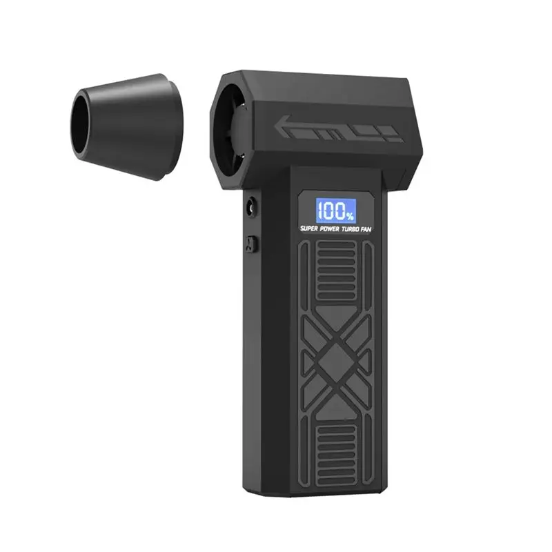 AT13 Portable charge Turbo ventilateur P80 120000 tr/min électrique plumeau nettoyage ventilateur outil 4 vitesses vitesse réglable
