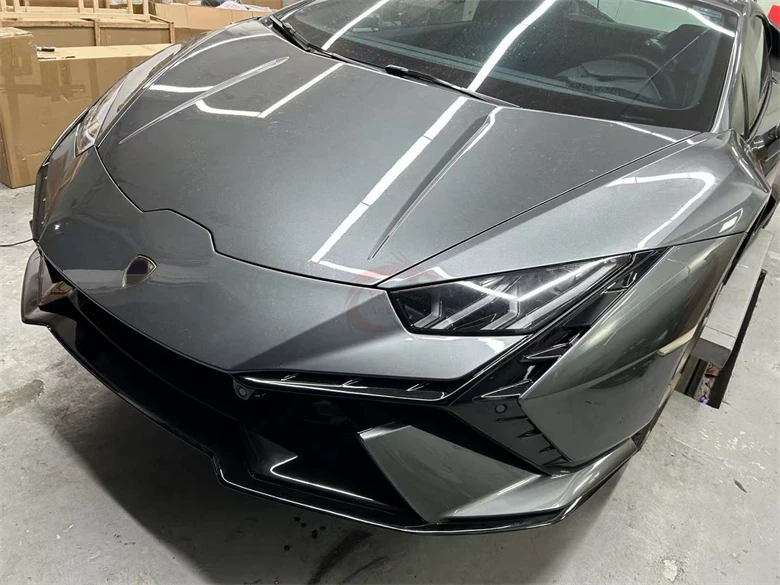 

Передний бампер для Lamborghini Huracan LP580 LP610 EVO, обновленный в стиле Tecnica, из материала PP, комплект обвеса для автомобиля