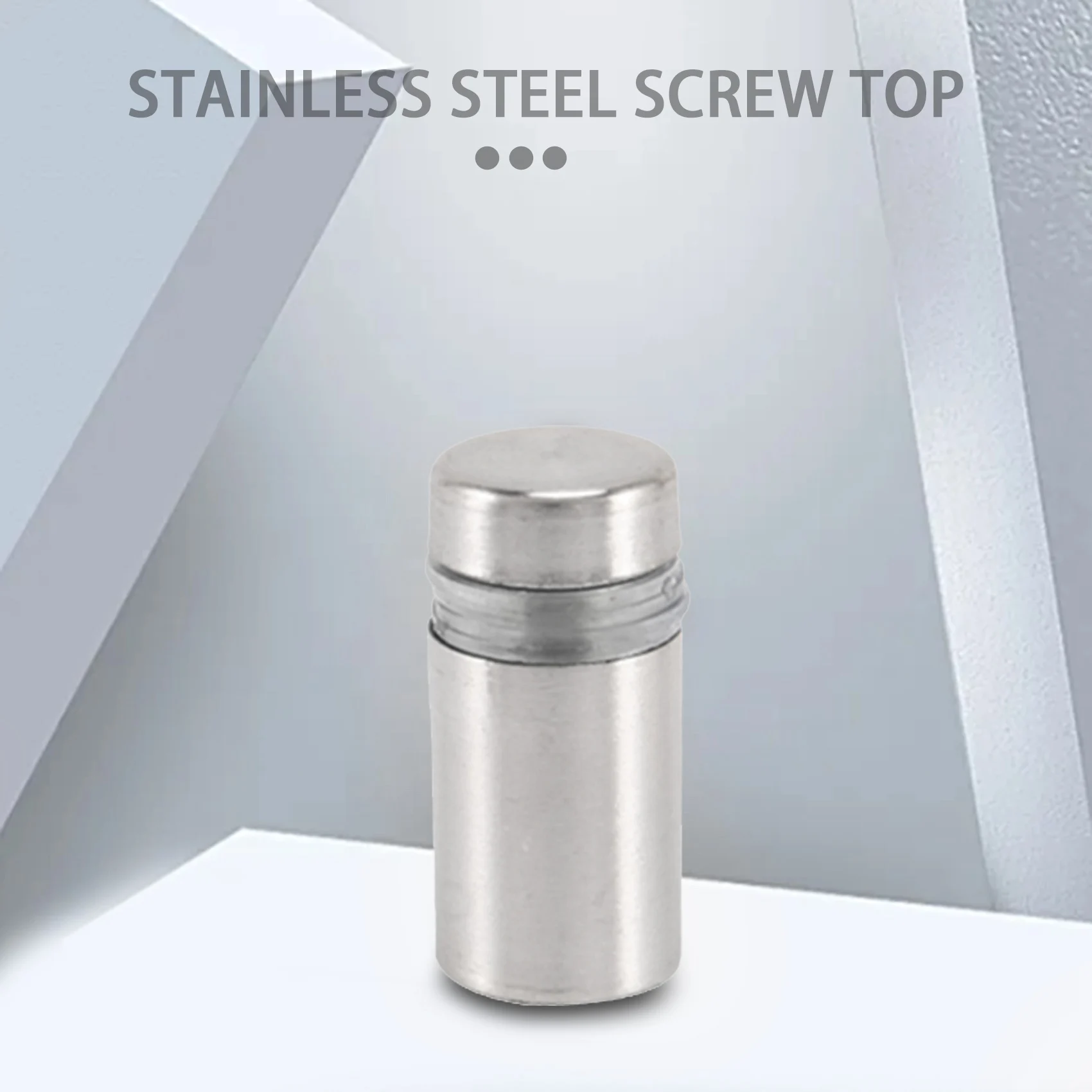 스테인레스 스틸 스페이서 유리 거치대 사인, 30 개, 12x22mm