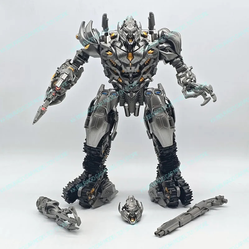 트랜스포메이션 31cm 탱크 메가트론 액션 피규어 장난감 SHIDE 팩토리 2966-26 KO LS06 버전 생일 선물
