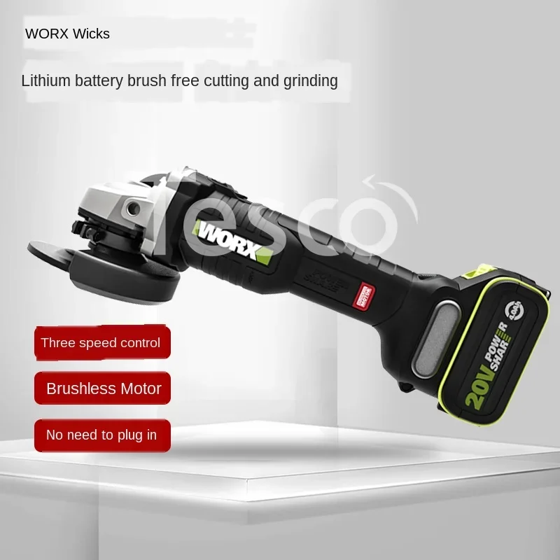 Angle grinder brushless lithium battery multi-function WU808 high-power cutting hand wheel polishing machine