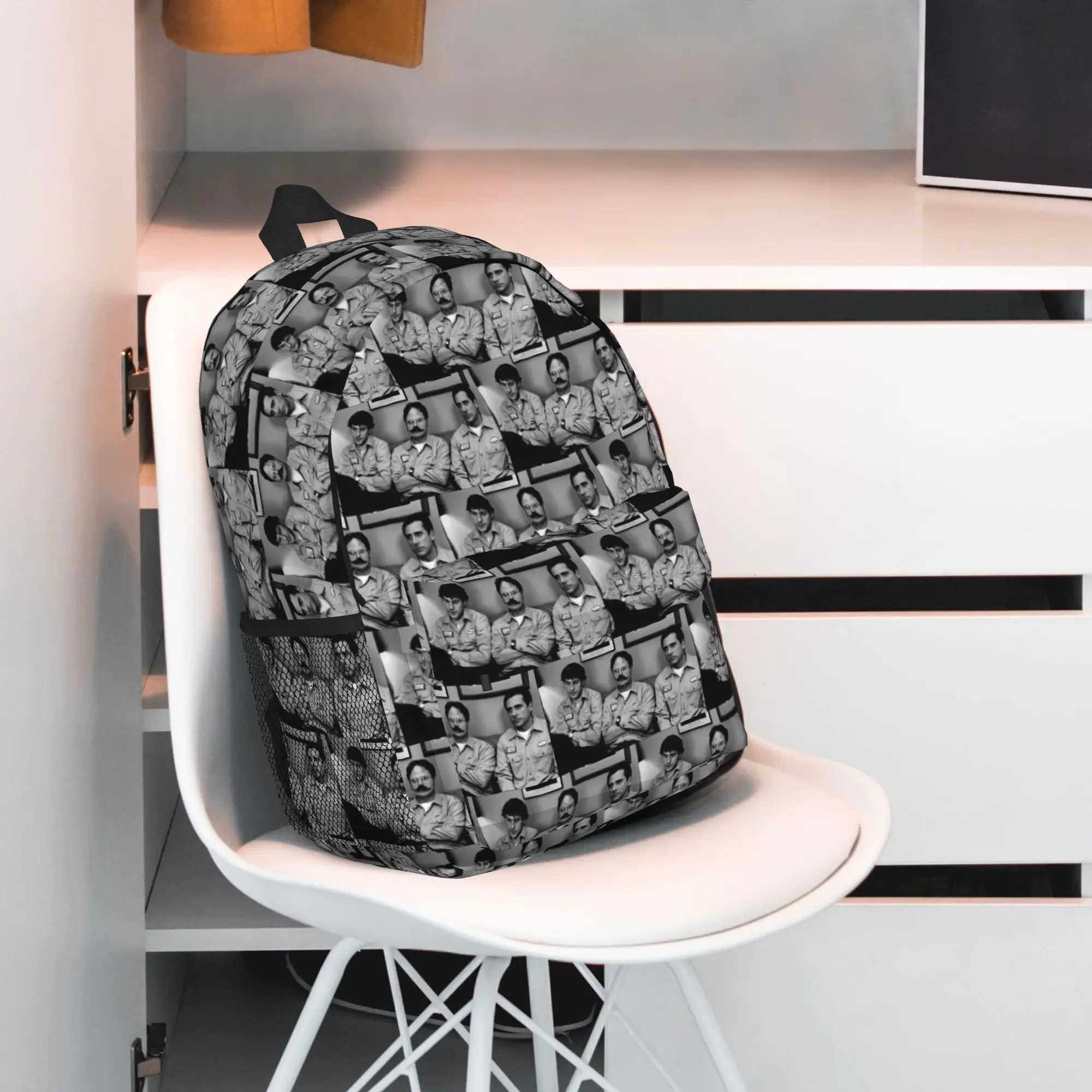 Jim Dwight and Michael at Utica The Office Dunder Mifflin Paper Company Backpack Daypack BookBag Shoulder Bags School Bag view 5