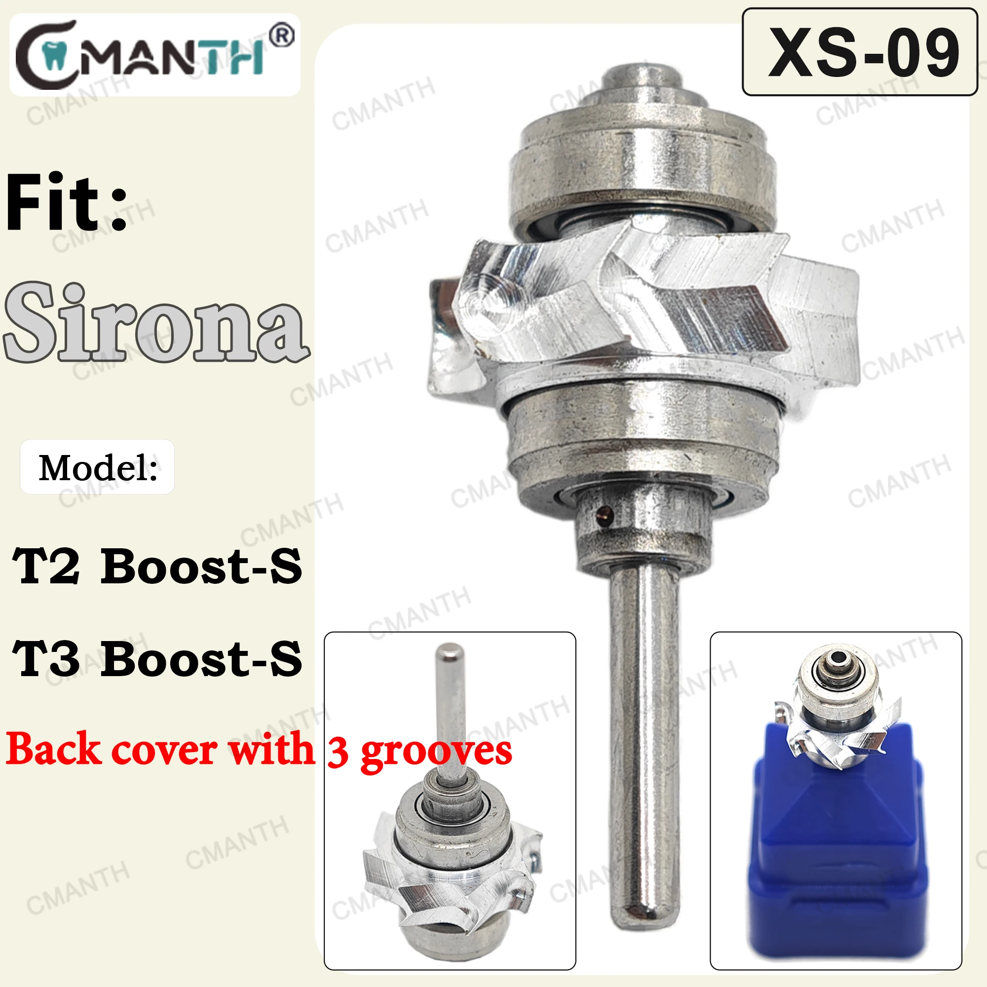 

Fit Sirona T2 Boost-S T3 Boost-S Dental Rotor Turbine Cartridge For High Speed Handpiece Accessories Dentistry Laboratory Tools