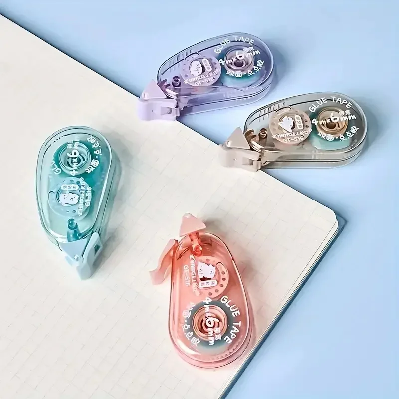 4mx6mm Double Sided Adhesive Paper Tape Dot Liner Tape Glue For Scrapbooking Crafts Decor Office School Supplies Stationery