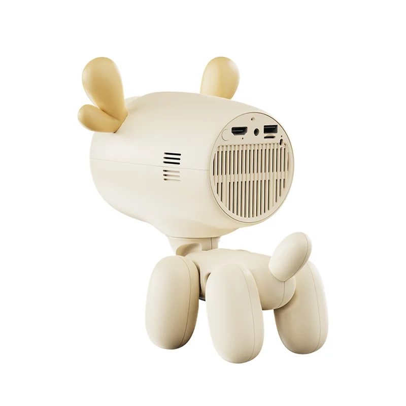 JY-H2 Fawn Projector Mini Portable LED Video Android 13.0 WIFI 6 Mirror For 720P 4K Video Home Cinema Projector