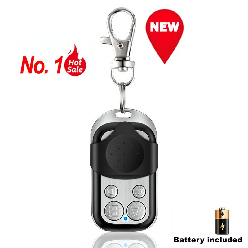 For NOVOFERM NOVOTRON MINI 401 404 Garage Door Remote Control 433MHz Fixed Code Hand Transmitter Cloner