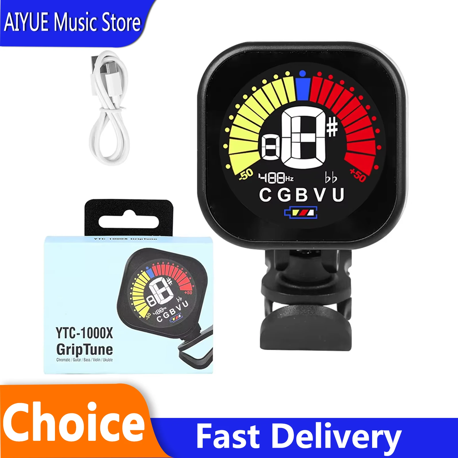 Diy Guitar Electronics - Guitar Tuner LCD Display Portable And