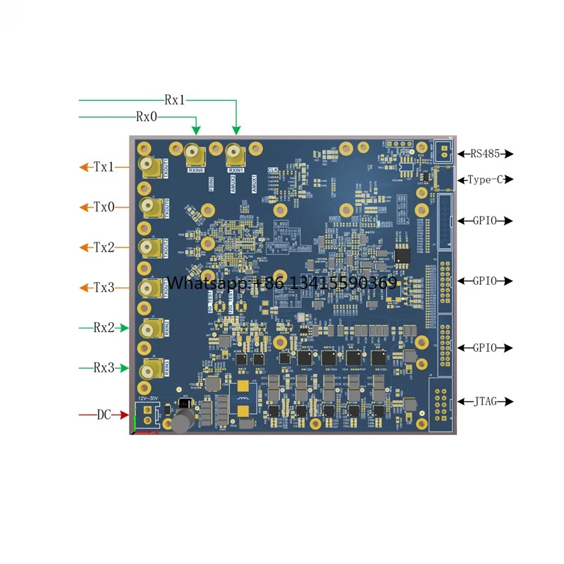 

Latest SDR TR card specially used for signal repeater,amplifier, signal monitoring system and radio