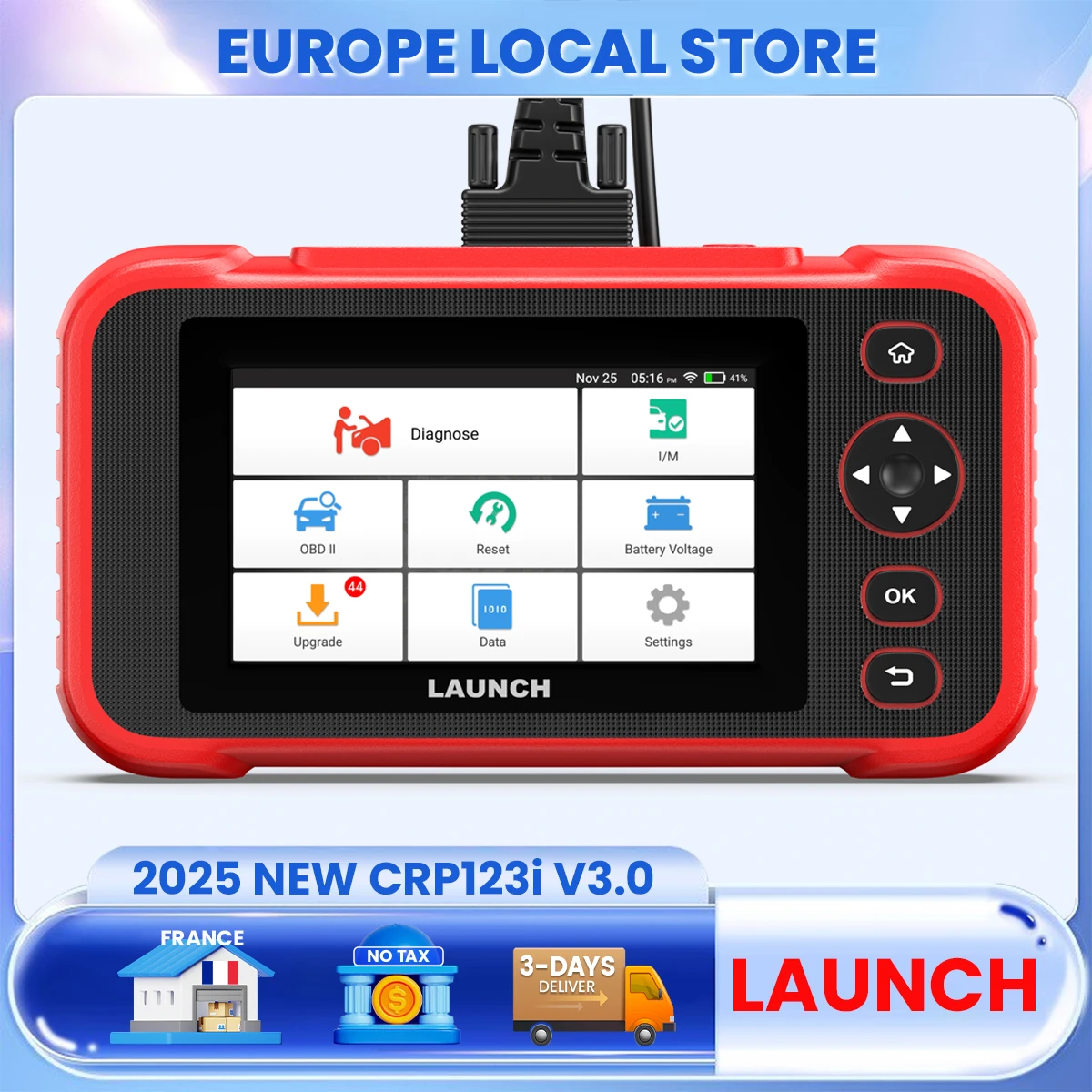 2025 lancement CRP123I V3 OBD2 Scanner voiture 4 système outil de Diagnostic avec 7 Service de réinitialisation CAN-FD DOIP Autovin Scanner sans vie