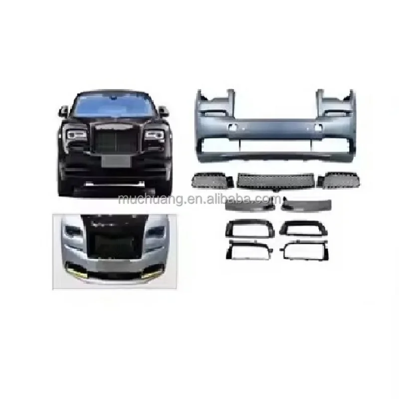 Neues Rolls-Royce Phantom 2. Generation Front Bodykit Widebody Montagezubehör inklusive Frontstoßstangensatz