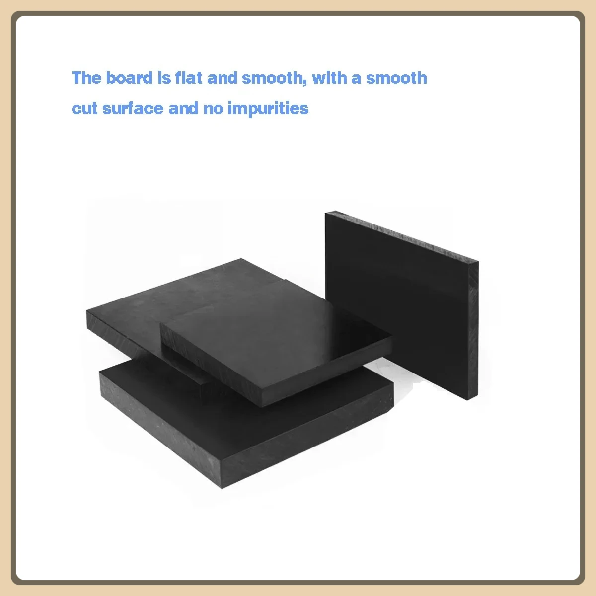 

Black Nylon Plastic Board PP Gasket/PE Black Board/ABS Board Pom Pad/HDPE Hard Board Processing Customization